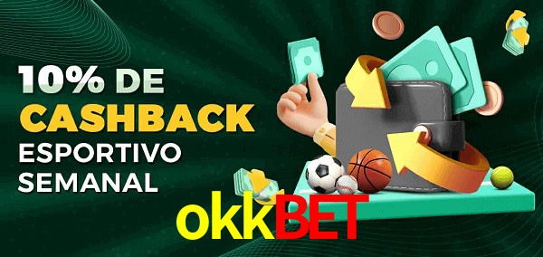 10% de bônus de cashback na okkbet