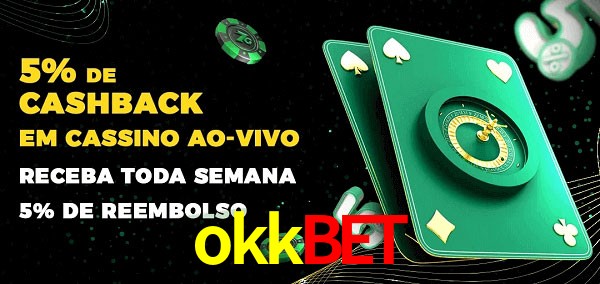Promoções do cassino ao Vivo okkbet